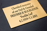 Engraved Memorial Plaques