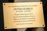 Engraved Memorial Plaques