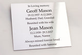 Engraved Memorial Plaques