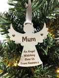 Personalised Angel Memory Bauble Christmas Tree Ornament